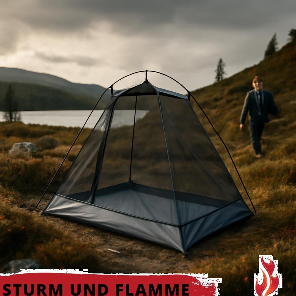 ALT-Text: Hochwertiges Moskitozelt aus robustem Material als Teil einer Notfallausrüstung für optimalen Schutz vor Insekten in jeder Situation