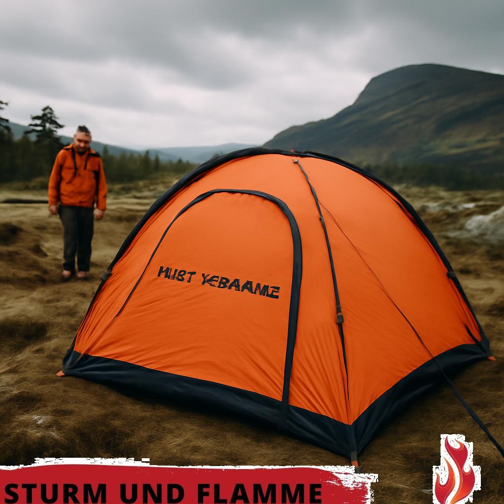 ALT-Text: Selbstreparierendes Zelt als innovative Notfallausrüstung – robustes, vielseitiges Zelt mit integrierter Reparaturfunktion für den Einsatz in Krisensituationen.